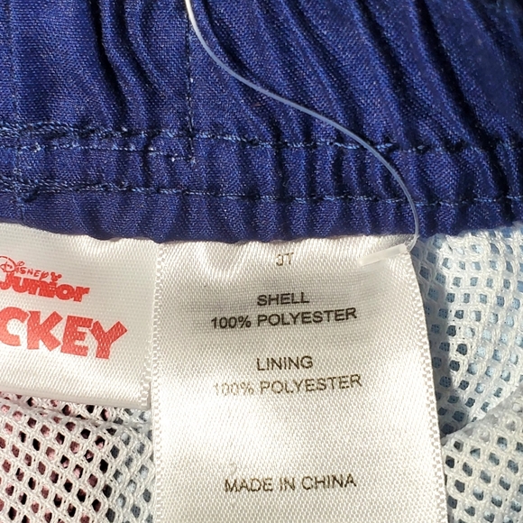 🇺🇲Disney's Mickey toddler boys swim trunks blue, red Size 3T - Picture 7 of 7